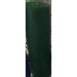MULTI-PURPOSE PLASTIC POULTRY MESH 25M X 1M (DARK GREEN)