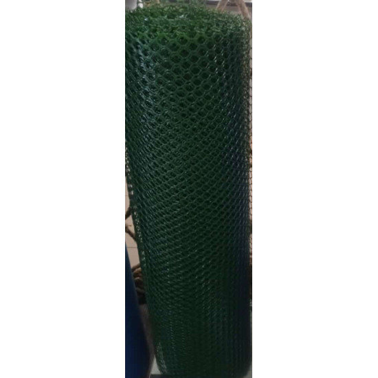 MULTI-PURPOSE PLASTIC POULTRY MESH 25M X 1M (DARK GREEN)