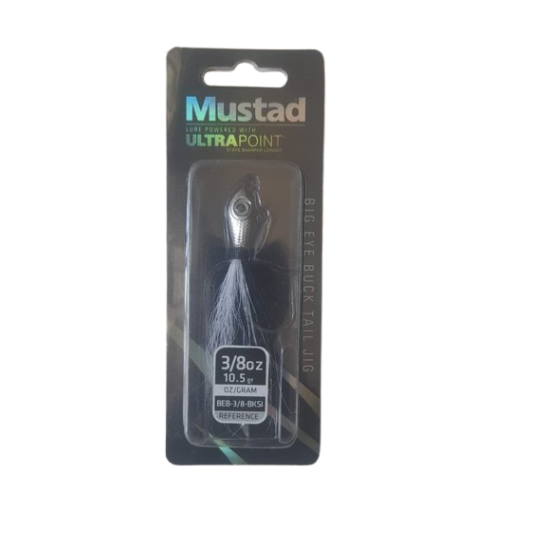 MUSTAD BIG EYE BUCKTAIL JIG 3/80Z BEB-3/8-RW