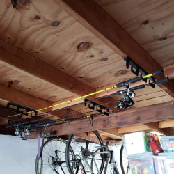 2 Pairs Metal Fishing Rod Bracket For 6 Rods