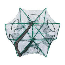 Folding Hexagonal 6-hole Diameter 60cm High 30cm Fishing Net Cage