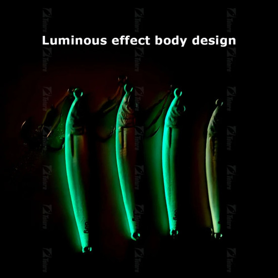 20g 30g 40g 60g 80g Fast Sinking Metal Jig Lure Saltwater Shore Casting Fishing Lure
