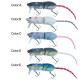 Topwater Bionic Rat Wake bait 15.5g 85mm Jointed Mouse Lure