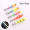 5pcs/bag 68mm Cloth Roll Luminous UV Blowing Tube Fishing Octopus Jig Wood Shrimp Bait Squid Hook pesca Fishing Explosion Hook