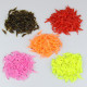 100pcs/lot Shrimp Bait Soft Silicone Fishing Lures 2.8cm/0.3g Luminous Glow Freshwater Worm New Pattern Pesca Fishing Tackle