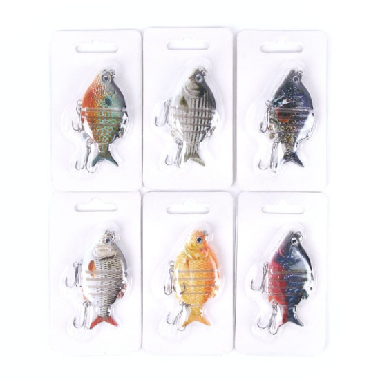 63mm 9.3g Tilapia Swimbait Fishing Lures 