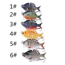 63mm 9.3g Tilapia Swimbait Fishing Lures 