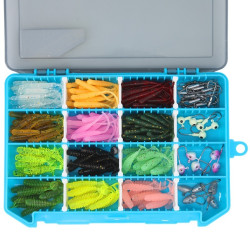 Metal Jig Hook Soft Bait Set 