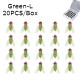 20PCS/Box Realistic Fly Fishing Lures Bait with Hook For Salmon and Trou