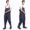 Blue PVC half body fishing pant