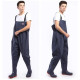 Blue PVC half body fishing pant