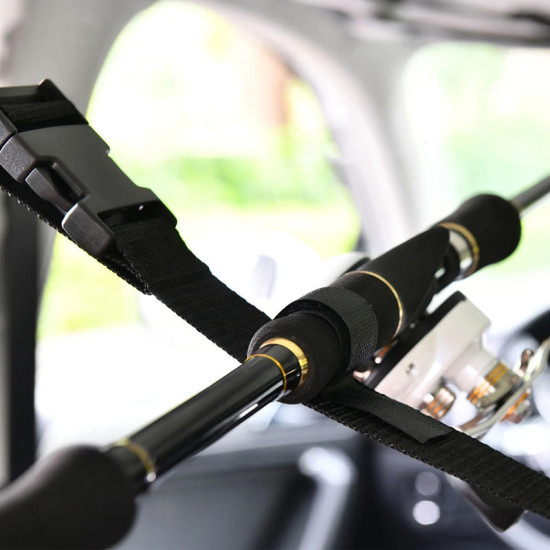 2PCS Storage Strap Holder For Fishing Rod in the Car