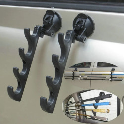 2pcs Fishing Rod Racks With Suction Cup For Car 