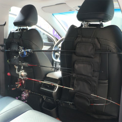 2pcs Adjustable Car Seat Fishing Rod Rack 