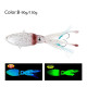 1* Luminous UV TPR 130g Octopus Fishing Soft Lures 