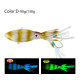 1* Luminous UV TPR 130g Octopus Fishing Soft Lures 