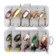 10pcs Set Metal Spoon Spinner Fishing Lure 10pcs Set Metal Spoon Spinner Fishing Lure
