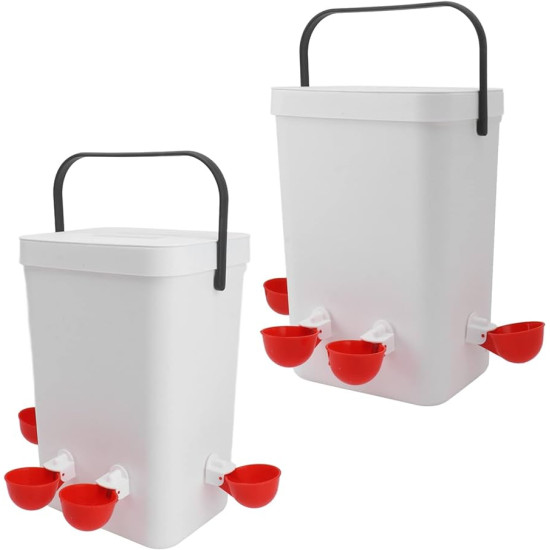 20L BUCKET WITH DRINKERS (5) 20L BUCKET WITH DRINKERS (5)
