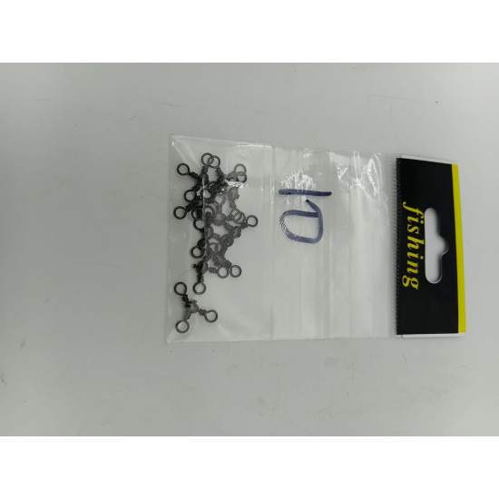 3 WAY SWIVELS SIZE 10 10PCS/PKT
