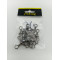 3 WAY SWIVELS SIZE 2/0 10PCS/PKT