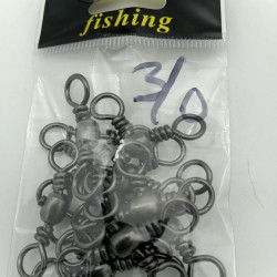 3 WAY SWIVELS SIZE 3/0 10PCS/PKT