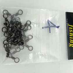 3 WAY SWIVELS SIZE 4 10PCS/PKT