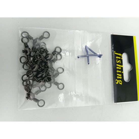 3 WAY SWIVELS SIZE 4 10PCS/PKT