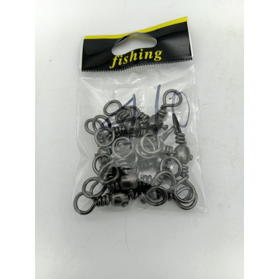 3 WAY SWIVELS SIZE 4/0 10PCS/PKT