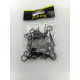 3 WAY SWIVELS SIZE 4/0 10PCS/PKT