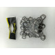3 WAY SWIVELS SIZE 5/0 10PCS/PKT