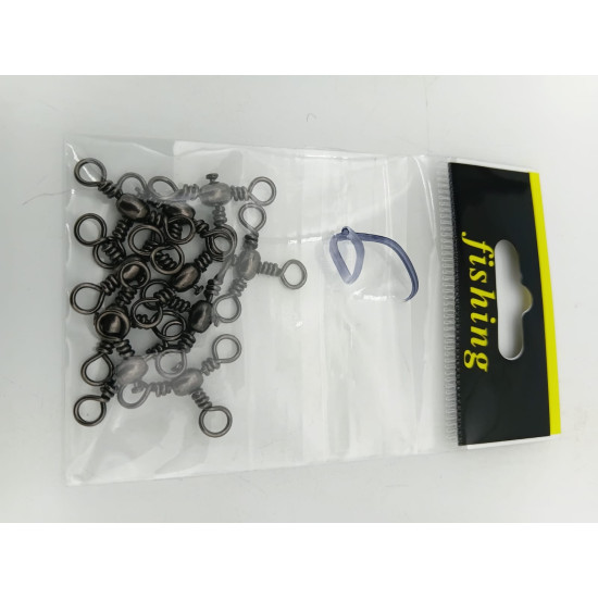 3 WAY SWIVELS SIZE 6 10PCS/PKT