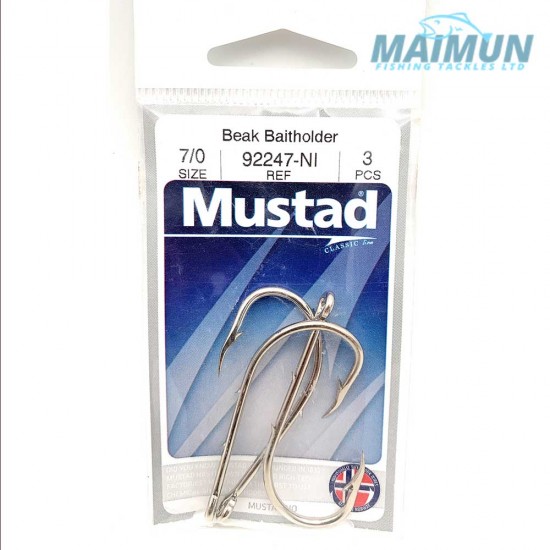 MUSTAD BAITHOLDER HOOKS 92247-BR MUSTAD BAITHOLDER HOOKS 92247-BR
