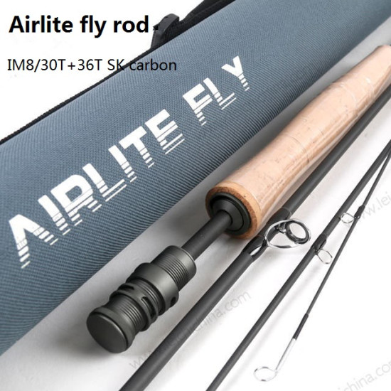 AIRLITE FLY 30T+36T SK CARBON 3# 7FT6" AIRLITE FLY 30T+36T SK CARBON 3# 7FT6"
