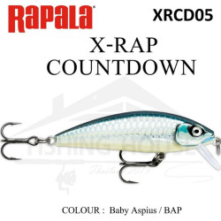 Rapala X-Rap CountDown 05 XRCD05  2" 1/8 oz Lure Count Down