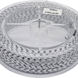 BACKING 30LB 100YARDS BLACK/WHITE