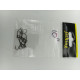 BARBED FISHING HOOK SIZE 10 10PCS/PKT