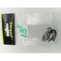 BARBED FISHING HOOK SIZE 13 10PCS/PKT