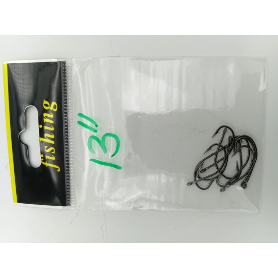BARBED FISHING HOOK SIZE 14 10PCS/PKT