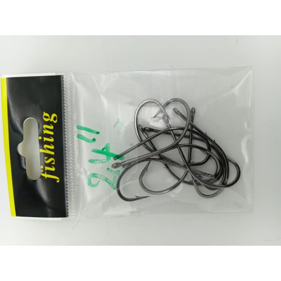 BARBED FISHING HOOK SIZE 24 10PCS/PKT