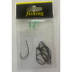 BARBED FISHING HOOK SIZE 17 10PCS/PKT