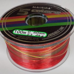 BENDAO MULTICOLORED FISHING LINE 0.60MM X 100 METERS