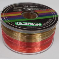 BENDAO MULTICOLORED FISHING LINE 0.70MM X 100 METERS