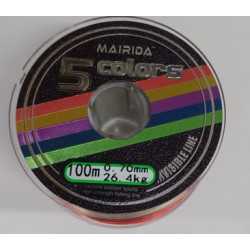 BENDAO MULTICOLORED FISHING LINE 0.70MM X 100 METERS