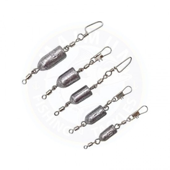 BULLET WEIGHT WITH SWIVEL 20G (5PCS) BULLET WEIGHT WITH SWIVEL 20G (5PCS)