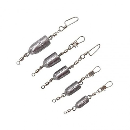 BULLET WEIGHT WITH SWIVEL 40G (5 PCS) BULLET WEIGHT WITH SWIVEL 40G (5 PCS)