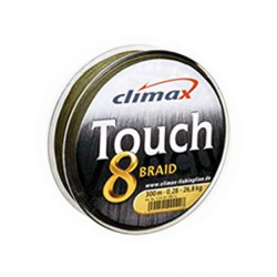 CLIMAX TOUCH 8 BRAID FISHING LINE 0.30MM/29.5KG/65LBS/300M