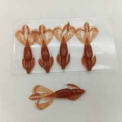 CRAZY FLAPPER FISHING LURES 70MM 5 PCS PER PKT