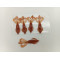 CRAZY FLAPPER FISHING LURES 70MM 5 PCS PER PKT