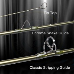 CRUISER SK CARBON Fly ROD + CARBON TUBE 4# 8FT