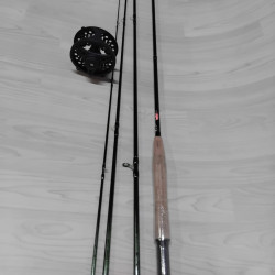 FLY ROD AND REEL COMBO BLACK